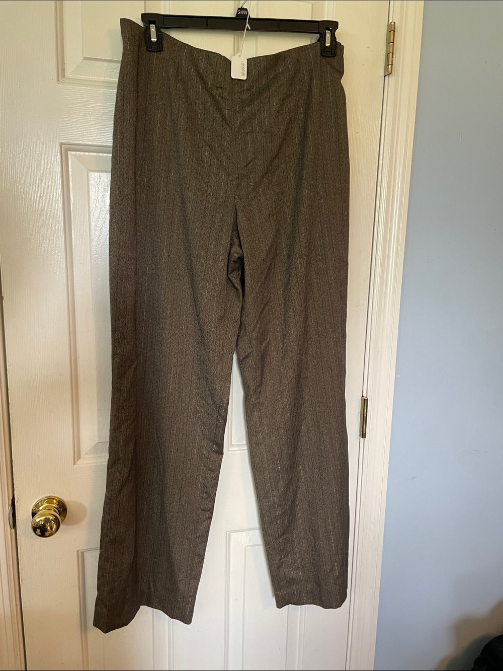 Coldwater Creek Women's Straight-Leg Dress Pants in Brown